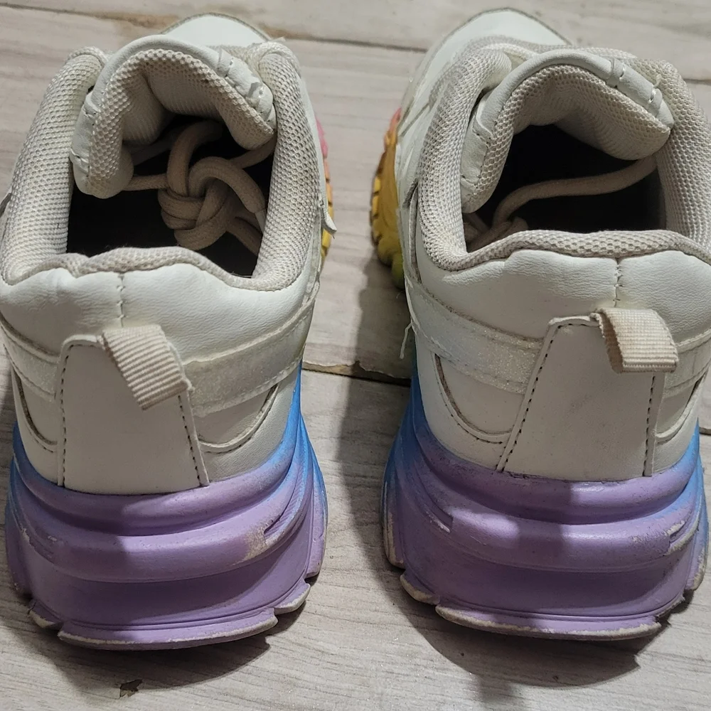 FabKids Rainbow Sole Sneakers